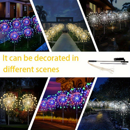 8 Lighting Modes For Outdoor Solar LED Lights, Solar Festival Viewing Decorative Lights, Courtyard, Garden, Path, Courtyard, Villa Outdoor Lighting Decoration