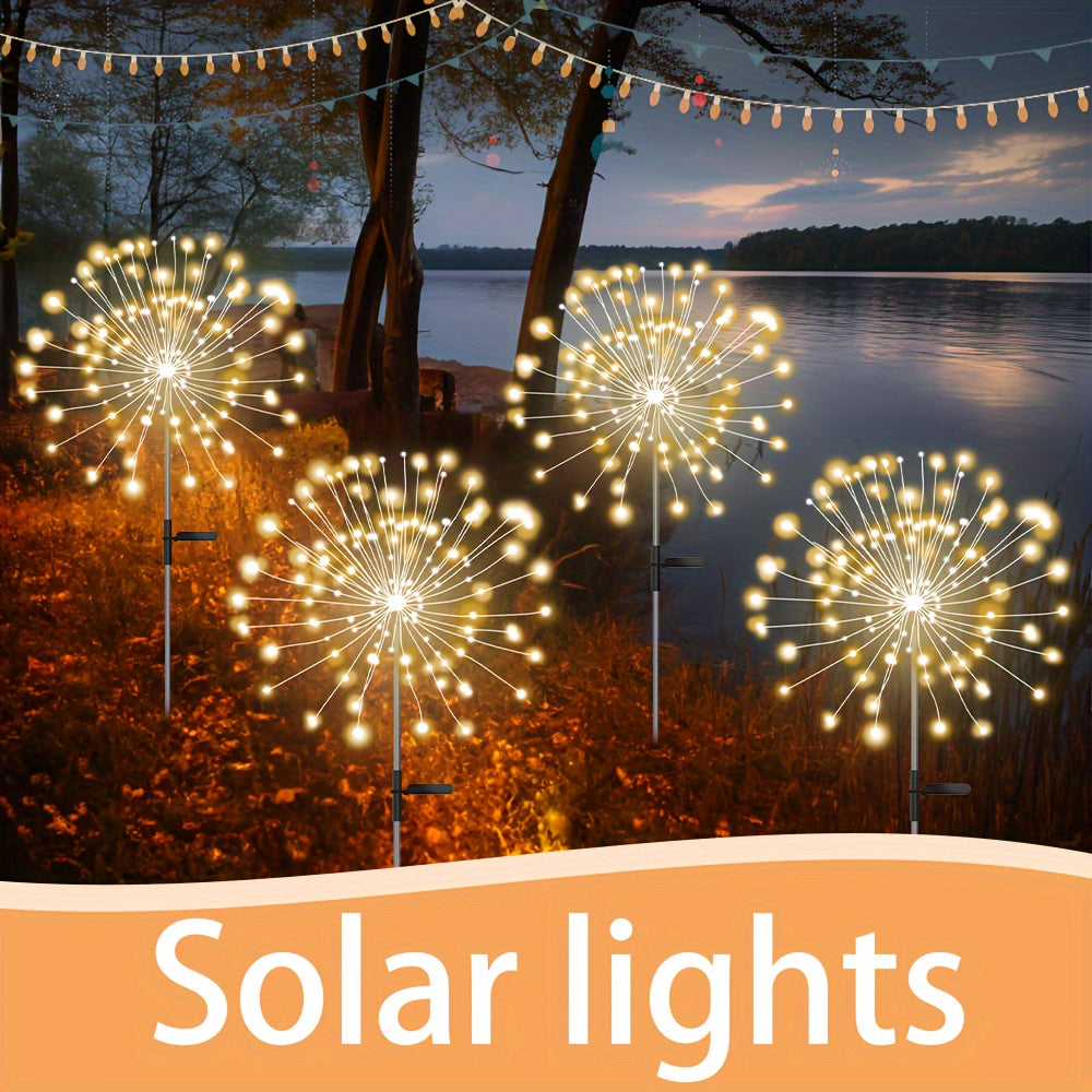 8 Lighting Modes For Outdoor Solar LED Lights, Solar Festival Viewing Decorative Lights, Courtyard, Garden, Path, Courtyard, Villa Outdoor Lighting Decoration