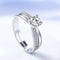 Women Girls Crystal Stone Adjustable Ring 925 Sterling Silver Jewellery Gift UK