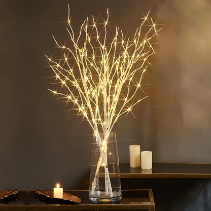 1pcs Luminous Birch Branch Decorative Light. Battery Powered Simulated Artificial Branches For Indoor, Wedding, Party, Home Decoration Festivals