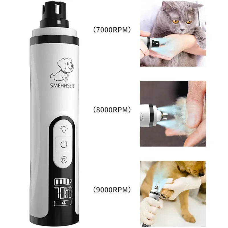 Electric Dogs Nail Polisher Wheel Replacement Grinding Head Pet Nail Grinder Head Trimmer Clipper Pet Paws Grooming Supplies