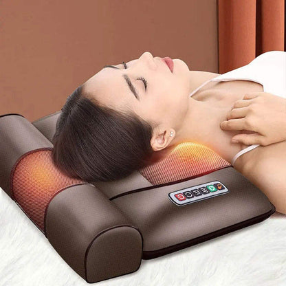 Remote Control Car Electric Portable Back Massage Cushion Pillow Shiatsu Neck And Back Massager Cushion With Heat