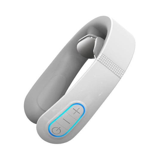 Portable U-type EMS Microcurrent Pulse Neck Massager Heat 10 Modes Traditional Chinese Massage Relieve Cervical Neck Massager