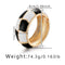 New Fashion Wide Bracelet for Women Black White Geometric Metal Bracelet Jewelry Femme Gift