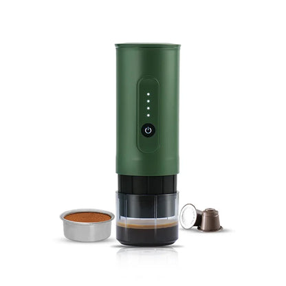 portable outdoor Italian coffee machine handheld electric coffee powder capsule dual-use travel car charging