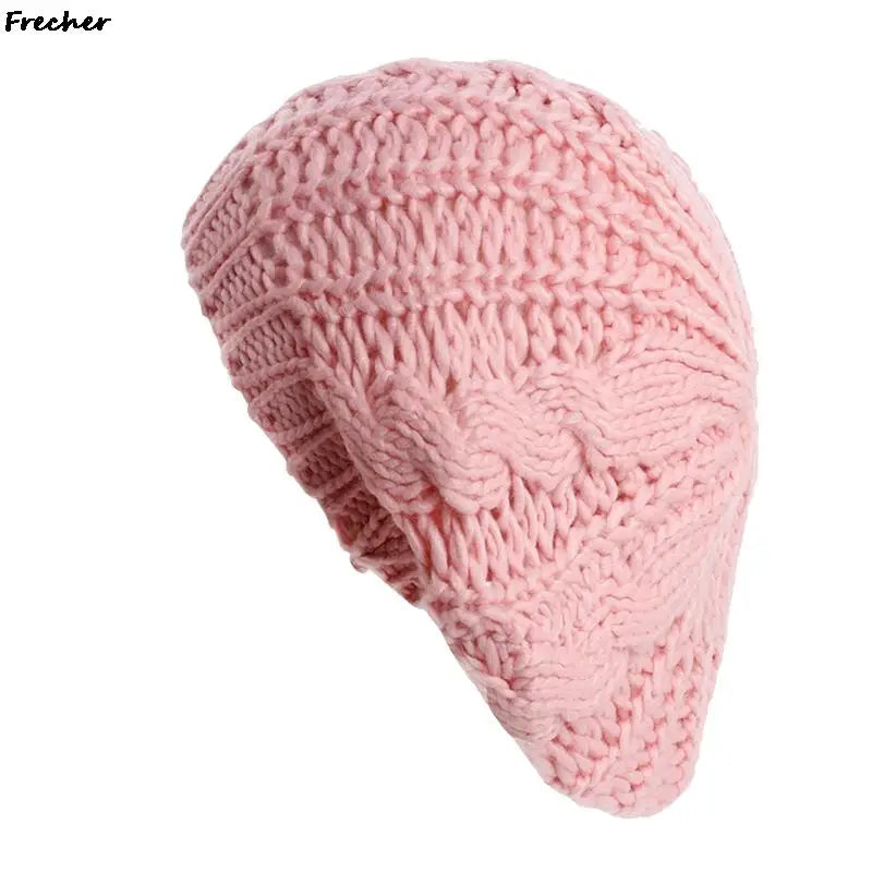 Winter Baggy Beanie Hat Women Comfortable Knitted Cap Keep Warm Berets Hats Loose Hair Cover Autumn Fashion Party Wool Beanies