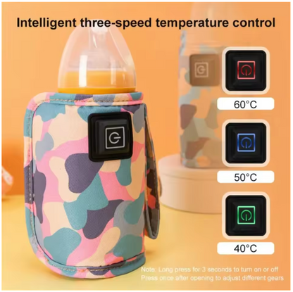 "Portable Baby Bottle Warmer – Perfect for On-the-Go Moms!"