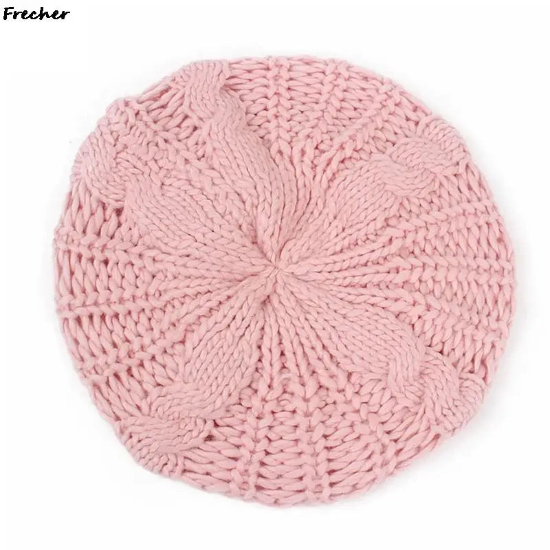 Winter Baggy Beanie Hat Women Comfortable Knitted Cap Keep Warm Berets Hats Loose Hair Cover Autumn Fashion Party Wool Beanies