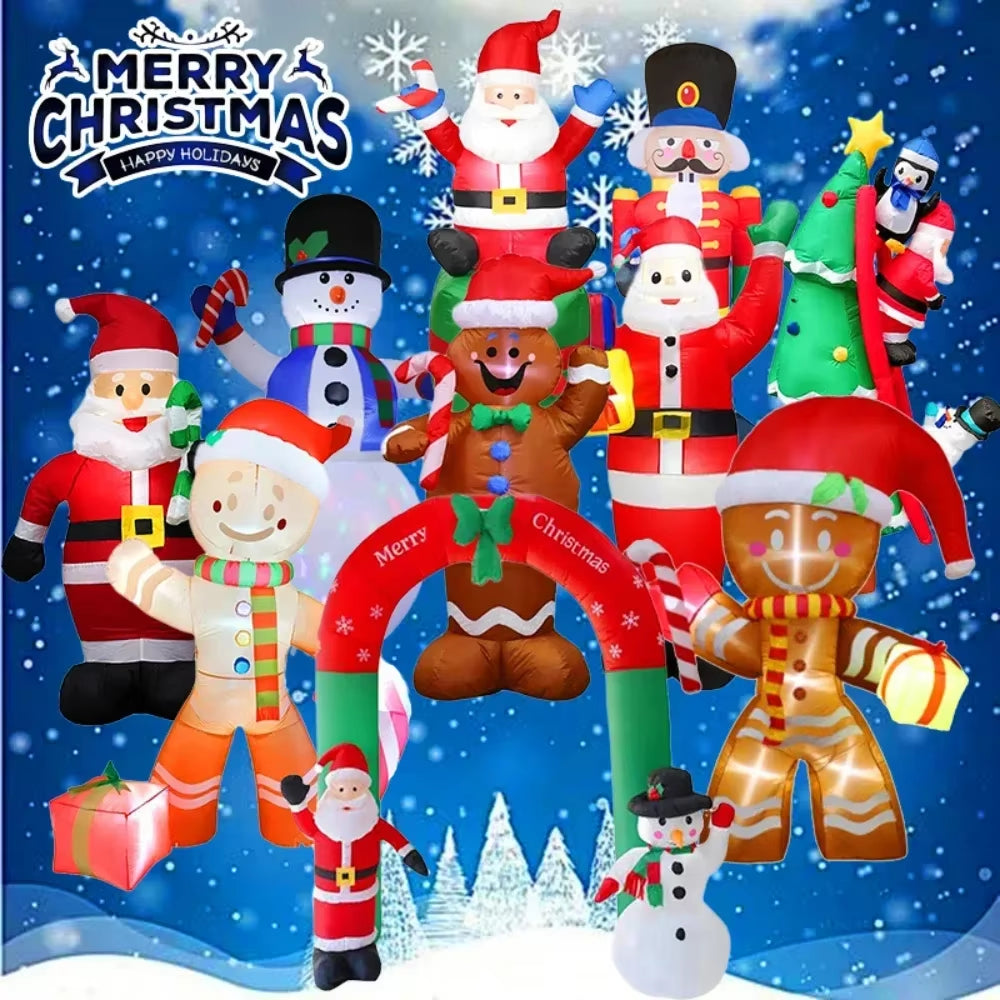 Outdoor Christmas Decoration Inflatable Air Model, Indoor Christmas Inflatable Model, Holiday Gift Garden Party Decoration Decor