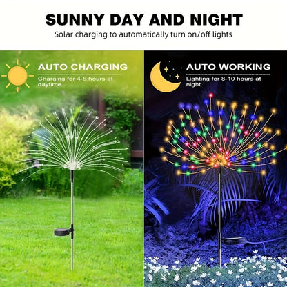 8 Lighting Modes For Outdoor Solar LED Lights, Solar Festival Viewing Decorative Lights, Courtyard, Garden, Path, Courtyard, Villa Outdoor Lighting Decoration