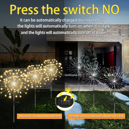 8 Lighting Modes For Outdoor Solar LED Lights, Solar Festival Viewing Decorative Lights, Courtyard, Garden, Path, Courtyard, Villa Outdoor Lighting Decoration