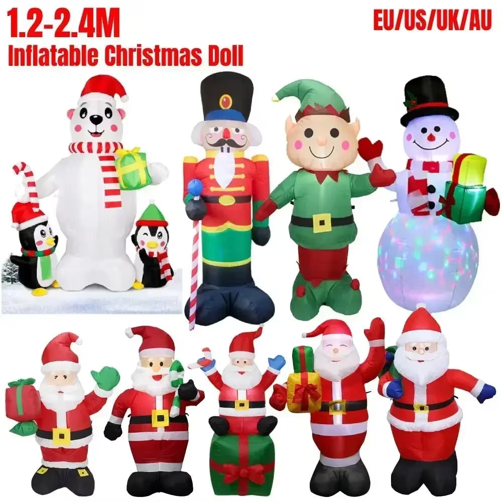 Outdoor Christmas Decoration Inflatable Air Model, Indoor Christmas Inflatable Model, Holiday Gift Garden Party Decoration Decor